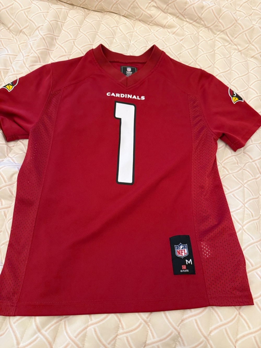 NFL Cardinals Red #1 Game Jersey